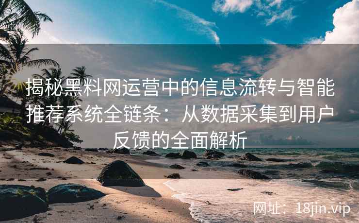 揭秘黑料网运营中的信息流转与智能推荐系统全链条：从数据采集到用户反馈的全面解析