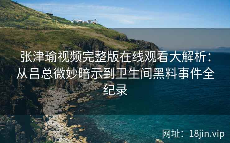 张津瑜视频完整版在线观看大解析：从吕总微妙暗示到卫生间黑料事件全纪录